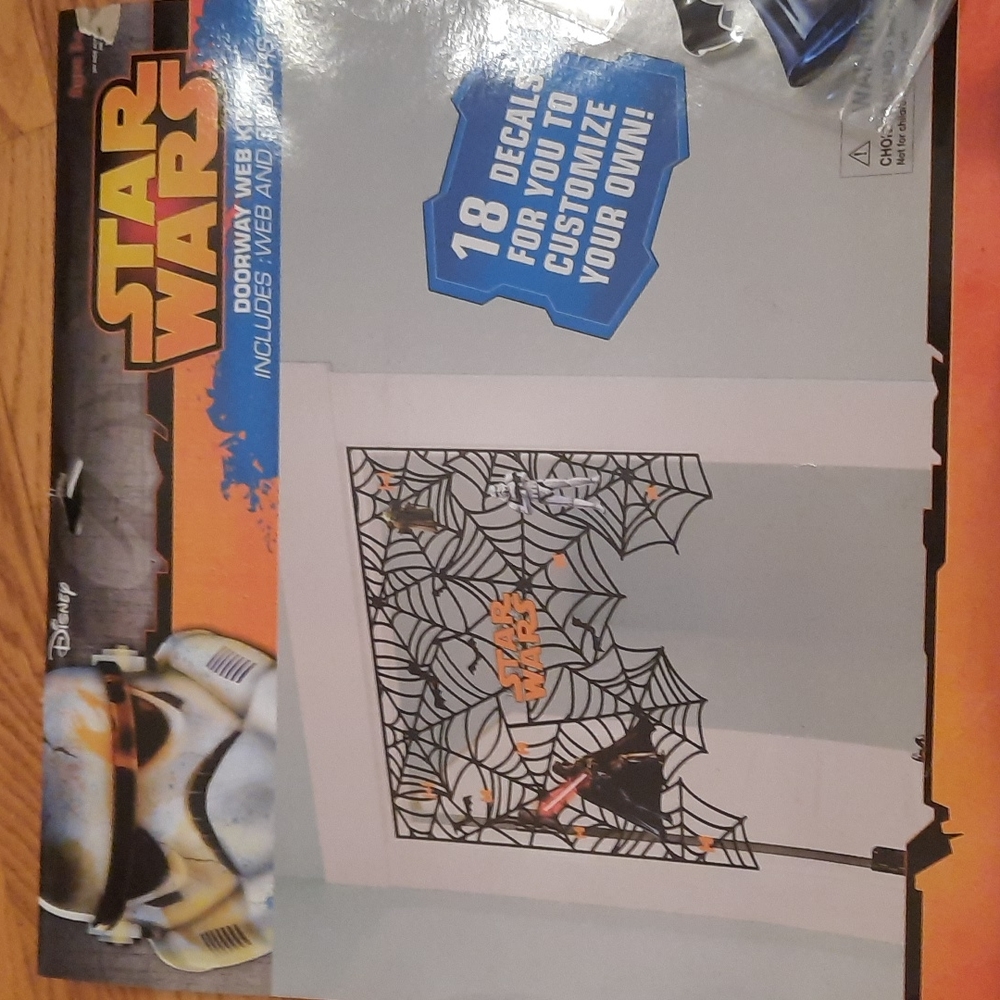 NEW Halloween Star wars web kit 18 decals